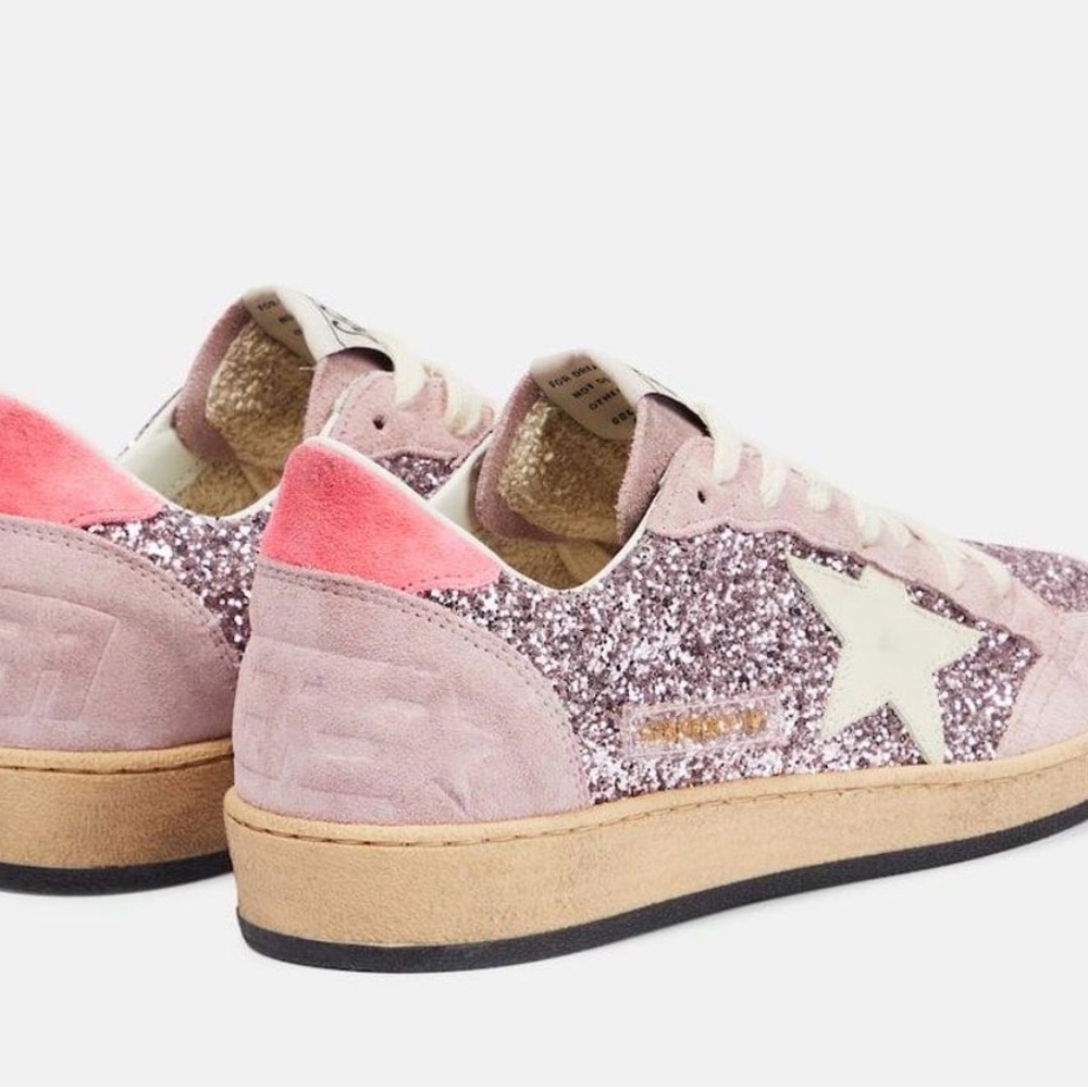 ISO Golden Goose Pink Glitter Ball Stars